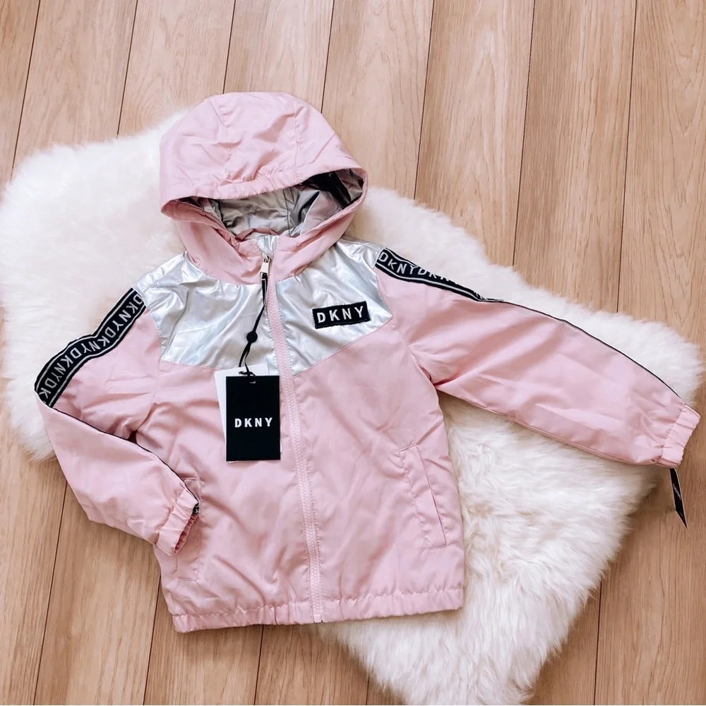 DKNY girls jacket - size 5-6